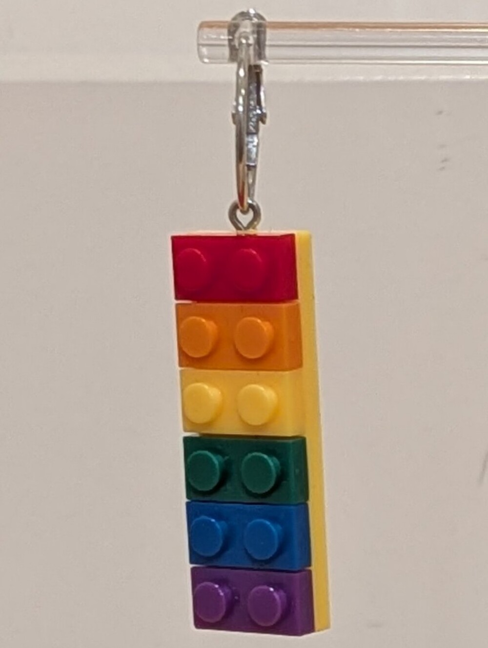 EUC Rainbow Lego LGBTQIA2S Pride Themed Dangle Earrings - Picture 2 of 7